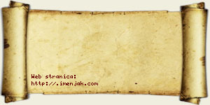 Jana Prvulović vizit kartica